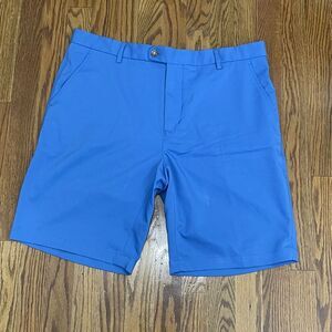 J. McLaughlin Periwinkle Blue Flat Front Dress Shorts. Size 36.